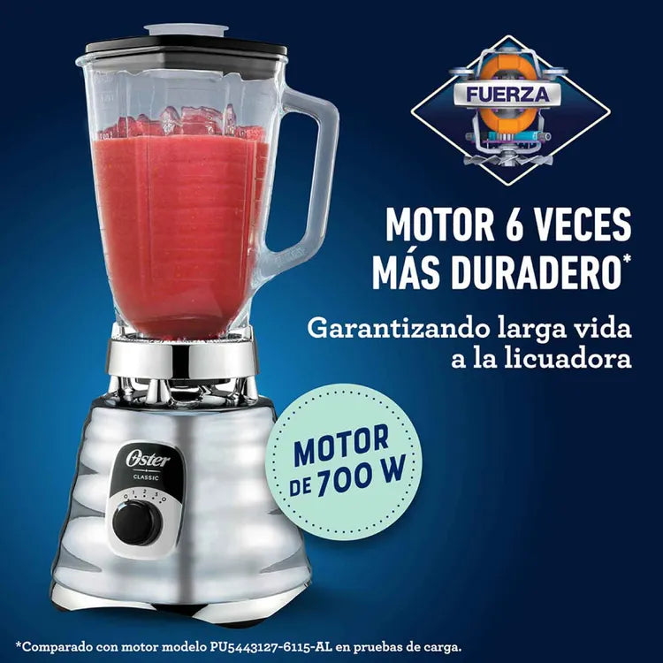 Licuadora OSTER Clásica BLST4655 700W Plateado