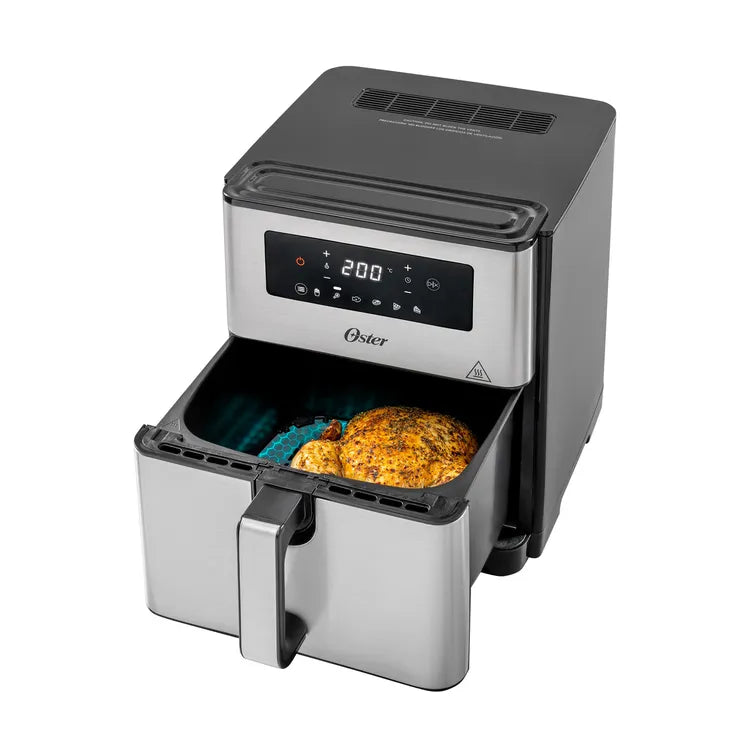 Freidora de Aire OSTER Digital con Diamond Force Extra grande 9Litros CKSTAF90D Plateado