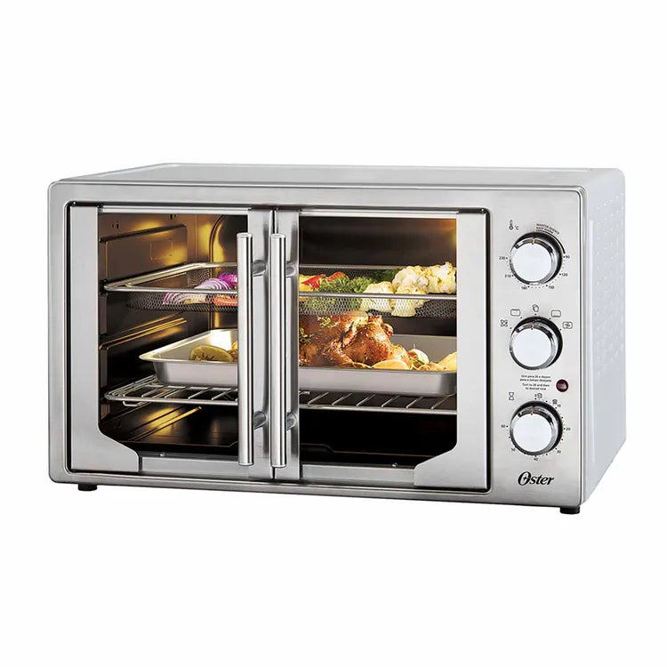 Horno Tostador OSTER 2177237 42 L con Freidora de Aire Plateado