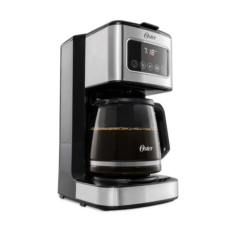 Cafetera OSTER BVSTDC4403 Programable 12 Tazas con Pantalla Táctil Negro