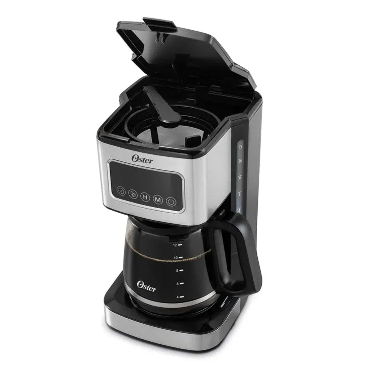 Cafetera OSTER BVSTDC4403 Programable 12 Tazas con Pantalla Táctil Negro
