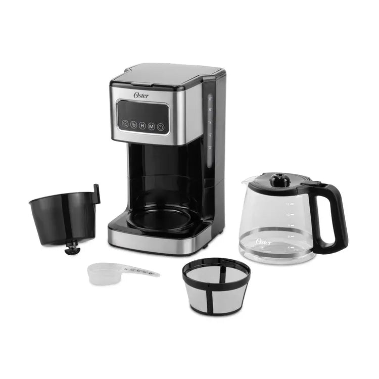 Cafetera OSTER BVSTDC4403 Programable 12 Tazas con Pantalla Táctil Negro