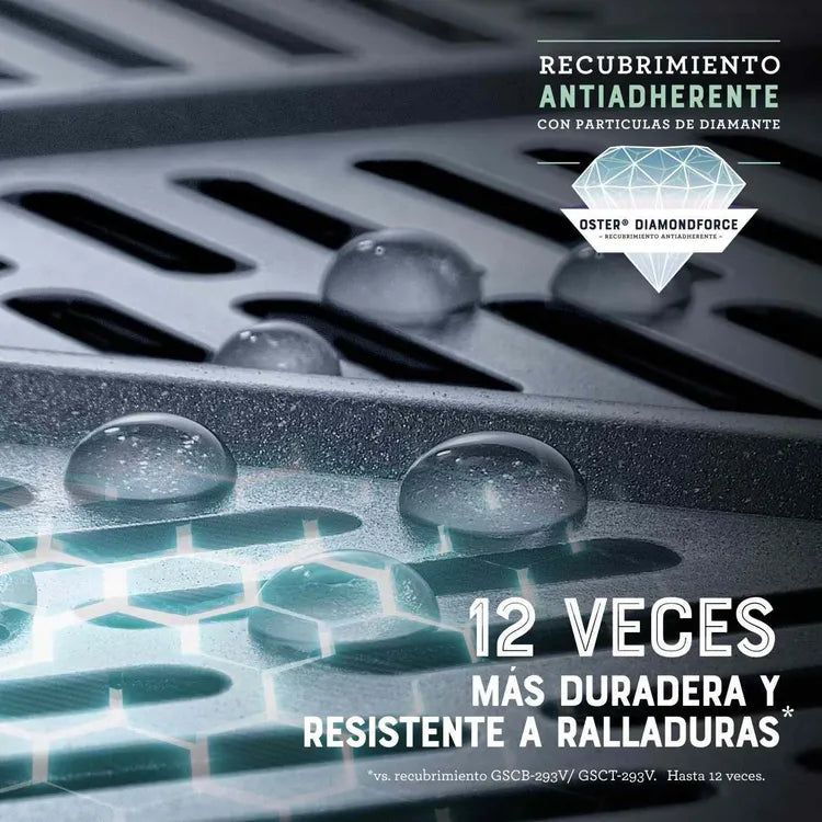 Freidora de aire OSTER 4Lts Manual DiamondForce Negra