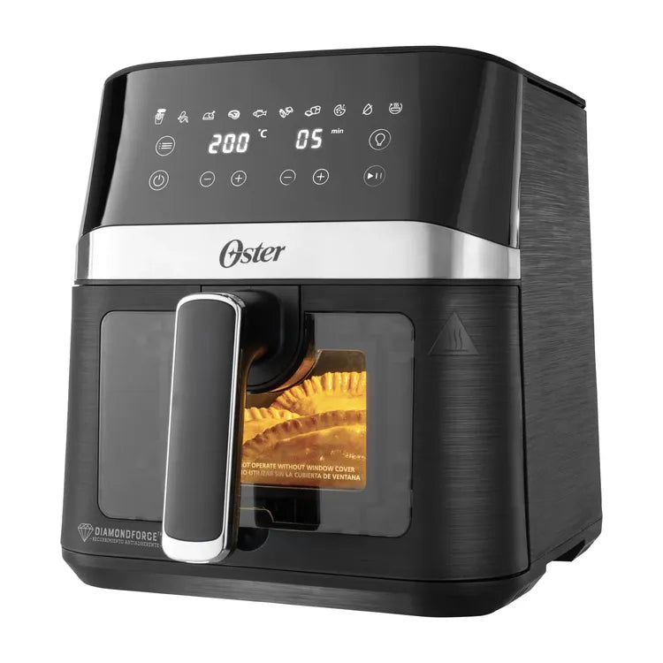 Freidora de aire OSTER 4Lts Digital DiamondForce Negra