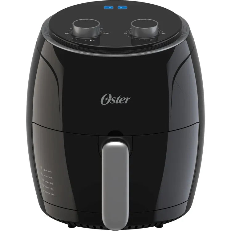 Freidora de aire OSTER 3.8Lts Manual recubrimiento antiadherente Negra