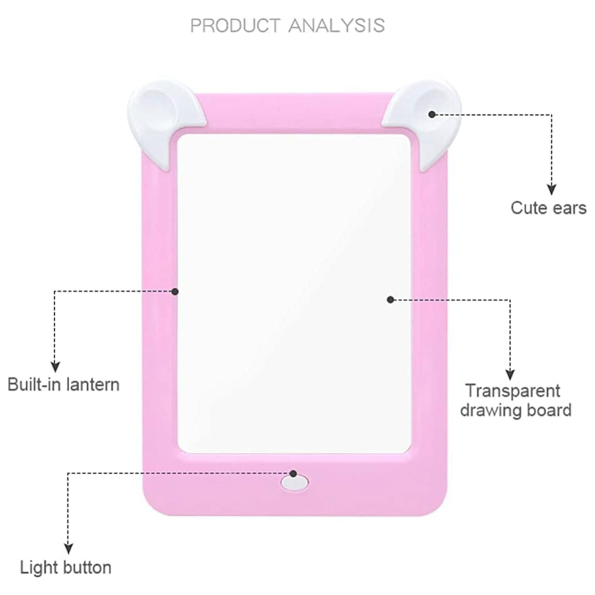 Tableta Magic Pad Conejo – Dibujo con Luz LED | Juguete Educativo