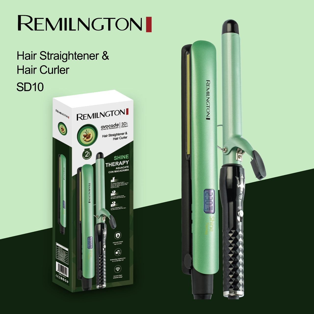 Combo Remington Plancha + Rizador