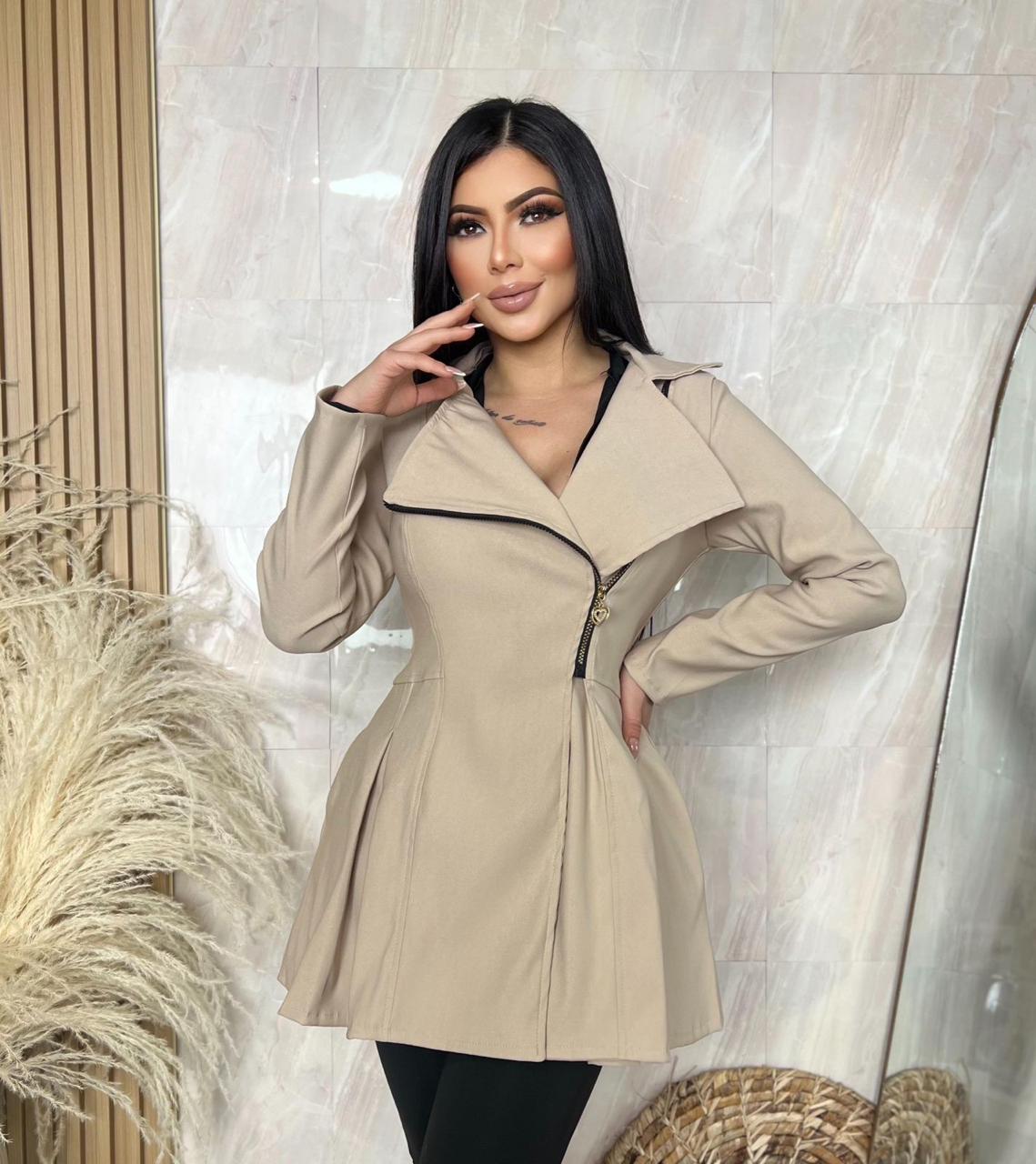 Gabán Blazer Princesa en Bengalina Licrada