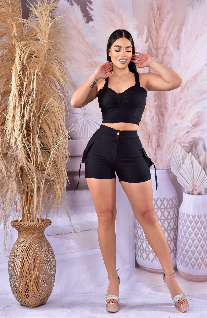 Conjunto Short y Blusa para Dama – Ref. M087