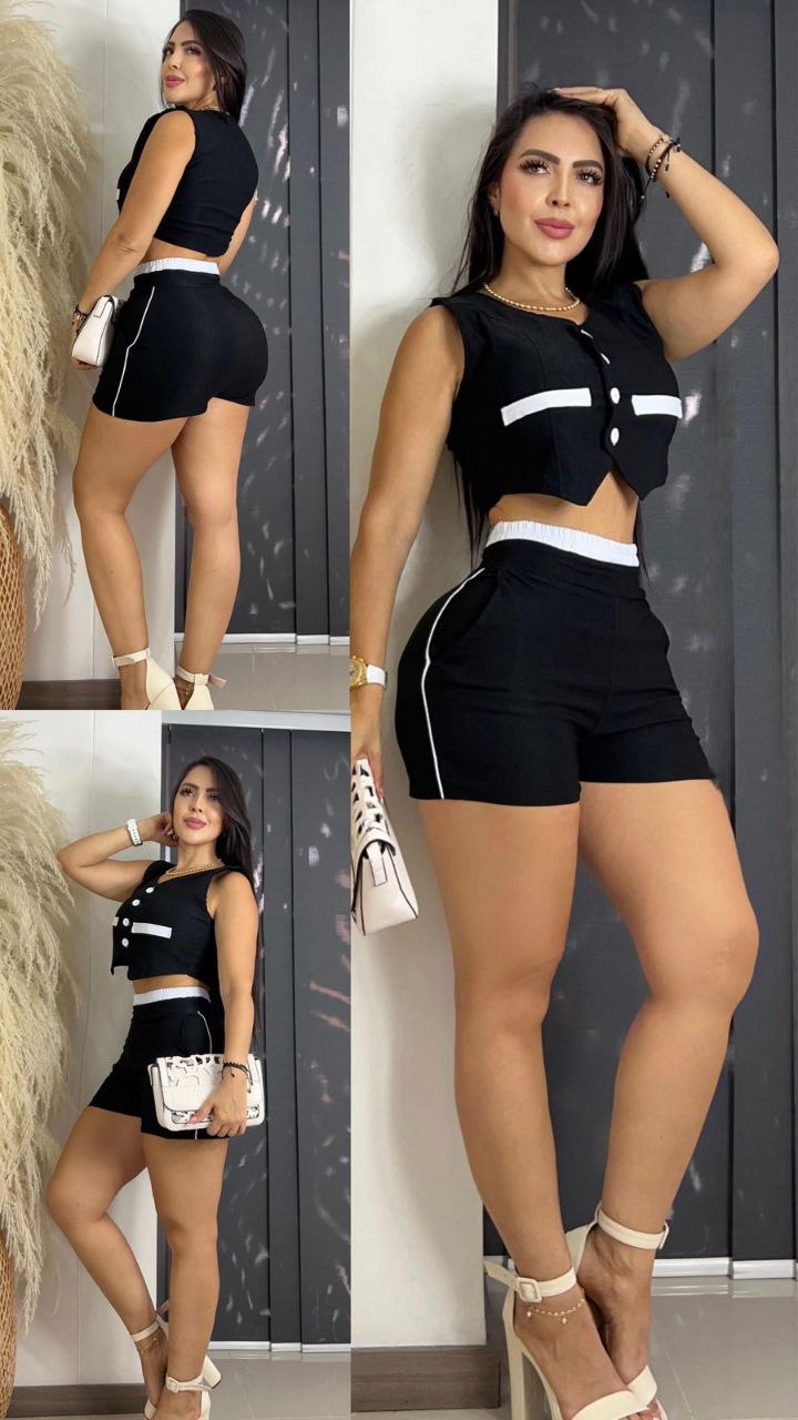 Conjunto 2 Prendas Short y Chaleco – Ref. 2166
