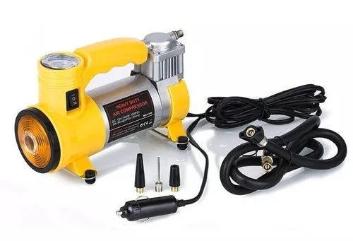 Compresor de Carro PRLA Zo 12V – Potencia y Seguridad en Cada Viaje