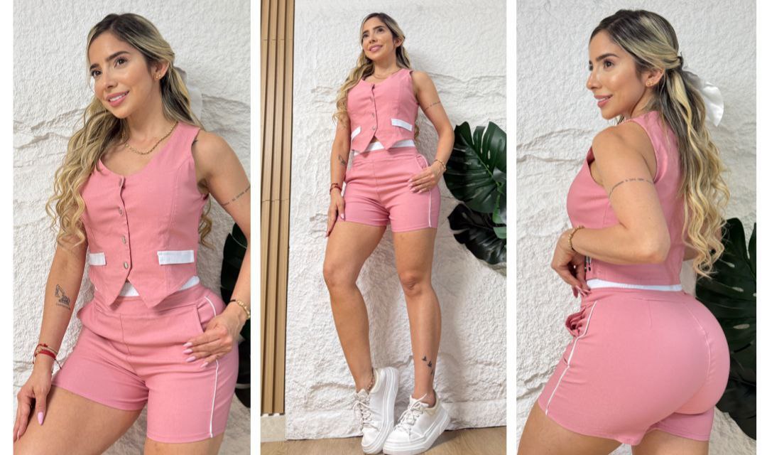 Conjunto 2 Prendas Short y Chaleco – Ref. 2166