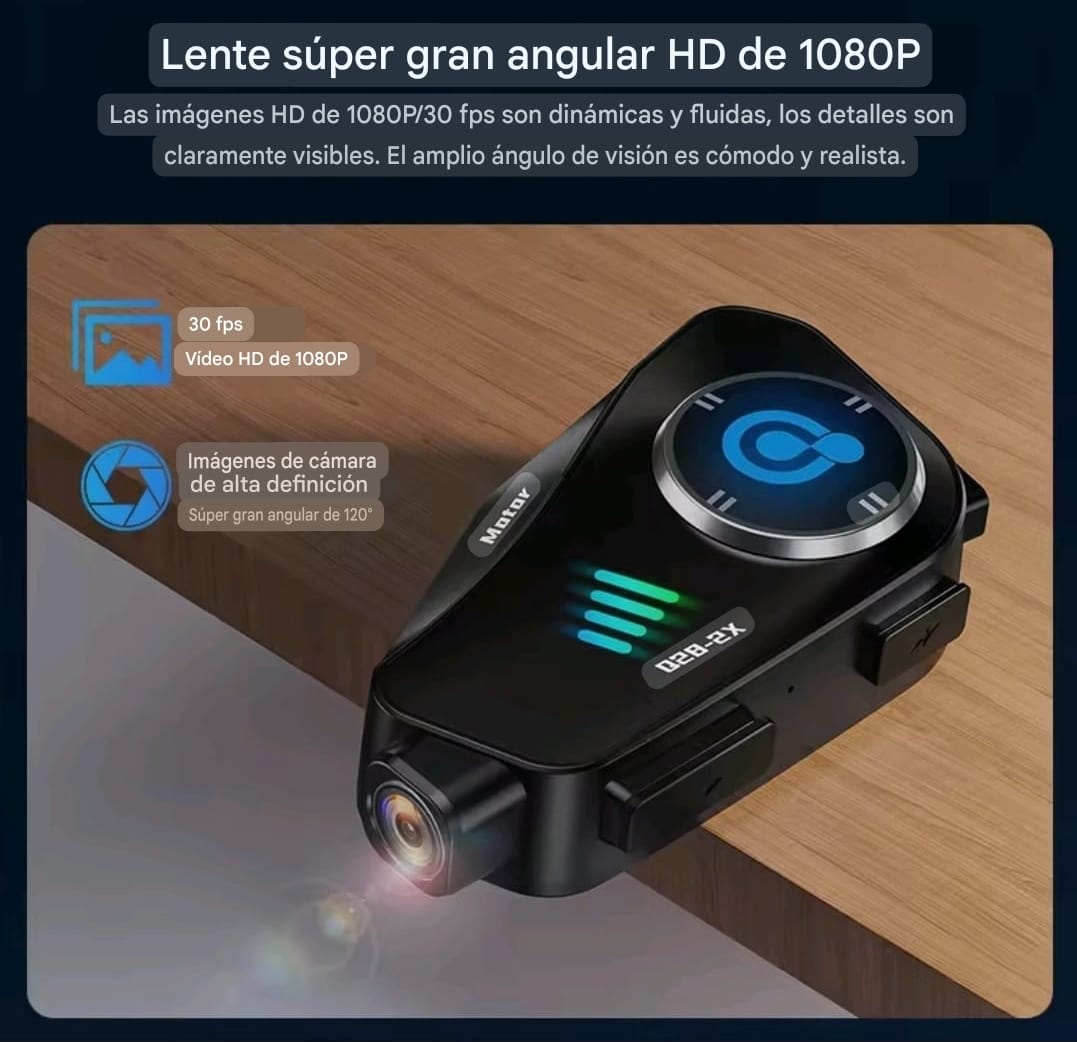 Intercomunicador con Cámara Q28 – Comunicación + Grabación en un solo dispositivo