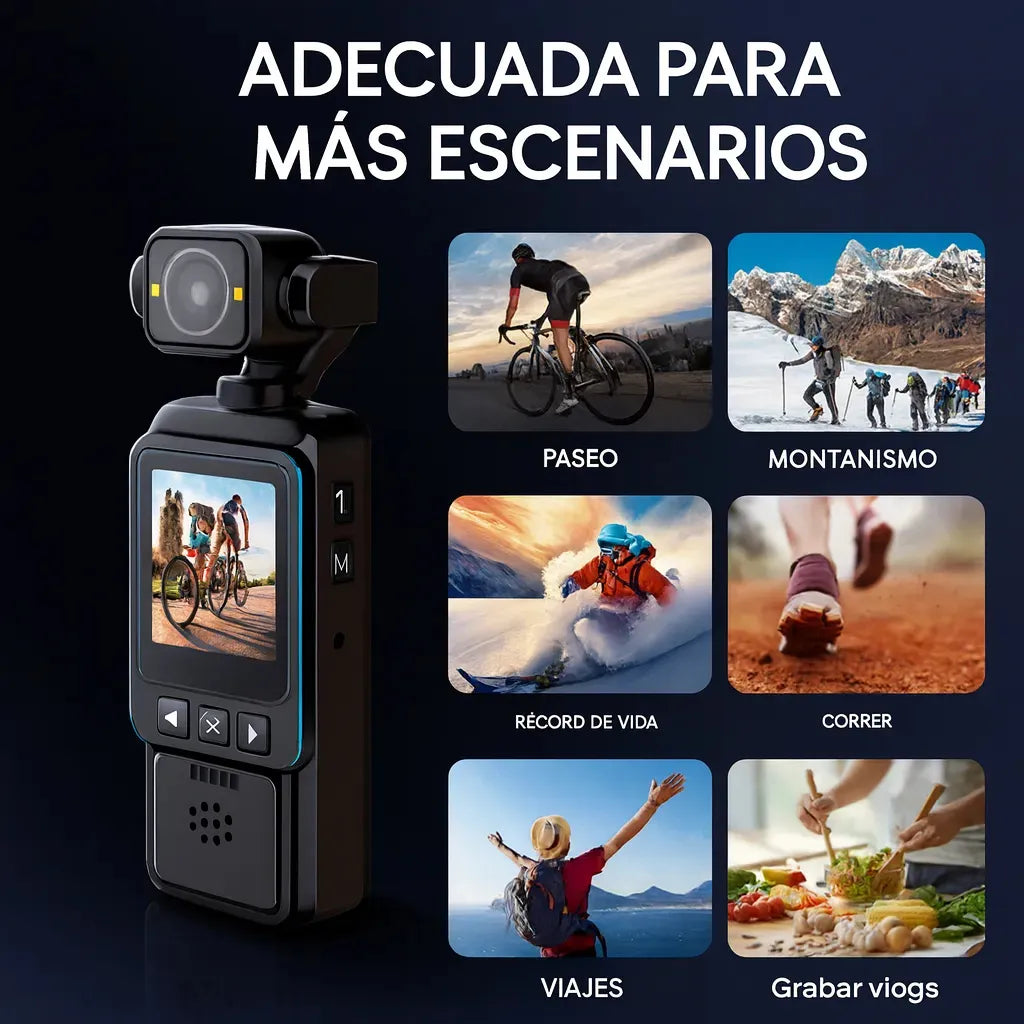 Cámara Deportiva DV01 1080 WiFi – Rendimiento Compacto, Resultados Profesionales