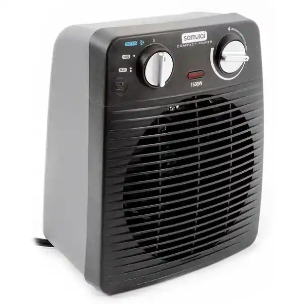 Calefactor de Ambiente SAMURAI Compact Power – 1500W / Negro