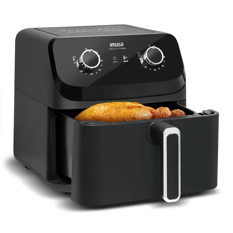 Freidora de Aire IMUSA Mega Mecánica 7.5L Negra
