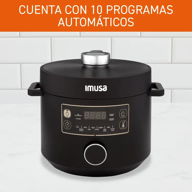 Olla Multifuncional IMUSA Multichef PRO 5L – Negra