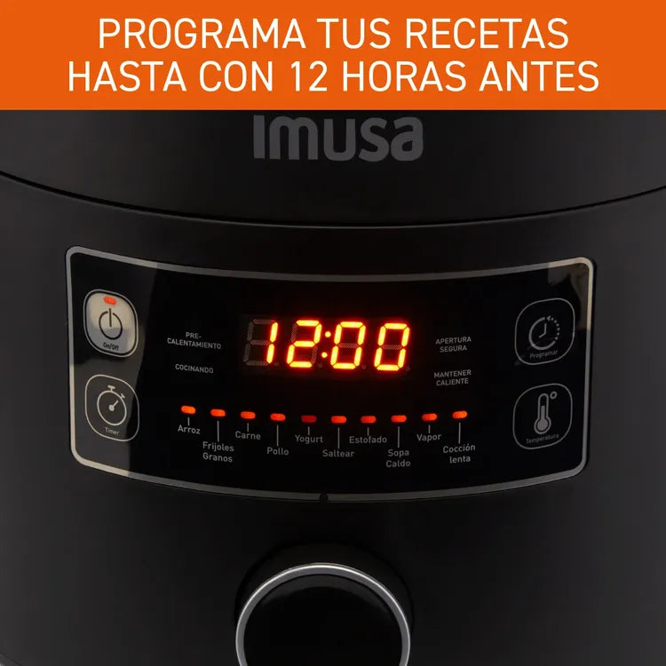 Olla Multifuncional IMUSA Multichef PRO 5L – Negra