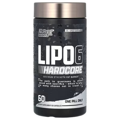 Lipo-6 Hardcore – Termogénico Avanzado para Definición y Energía