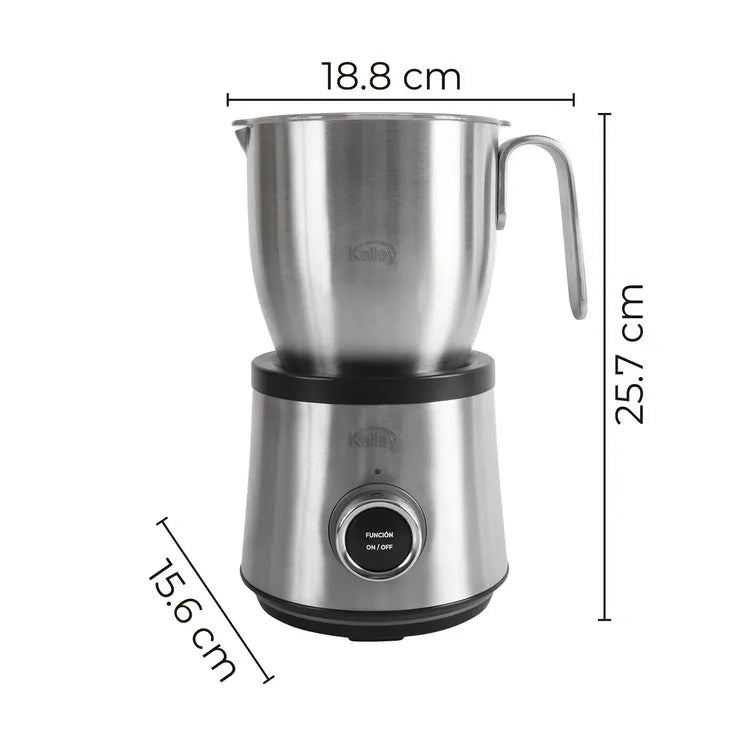 Chocolatera KALLEY Multifuncional 7 tazas Plateado