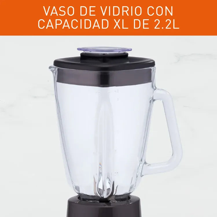 Licuadora IMUSA Infiny Force XL 12 Velocidades Vaso de Vidrio Gris