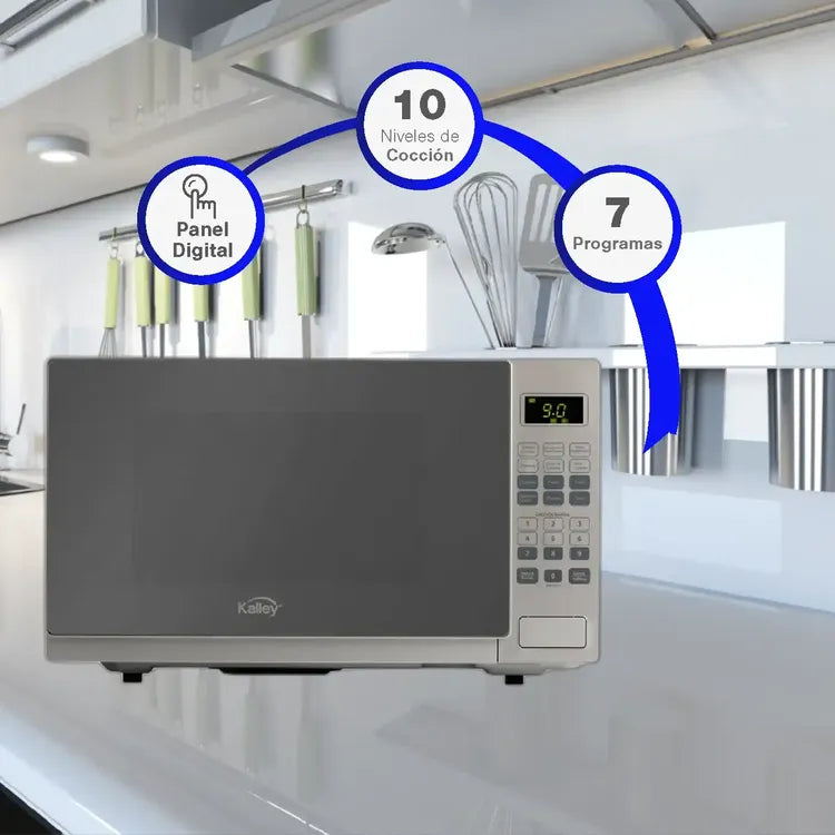 Horno Microondas KALLEY 1.1 Pies K-MW11G Gris