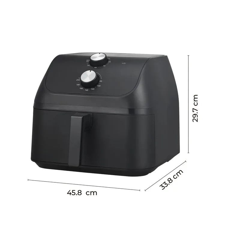 Freidora de Aire KALLEY 7.5 Litros K-MAF75 Negro