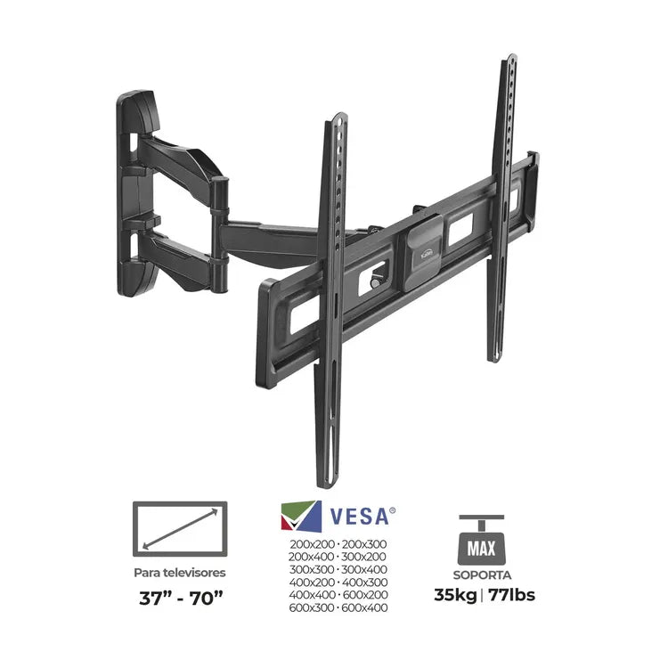 Base KALLEY Brazo Flexible para televisores 37" a 70"