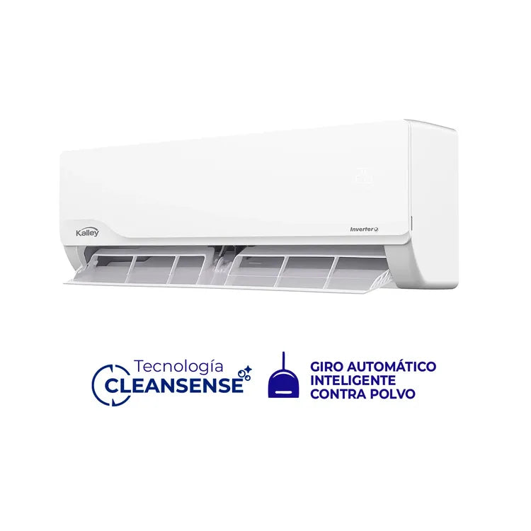 Aire acondicionado KALLEY 12.000BTU Tipo Split Inverter 115V K-A12D Blanco