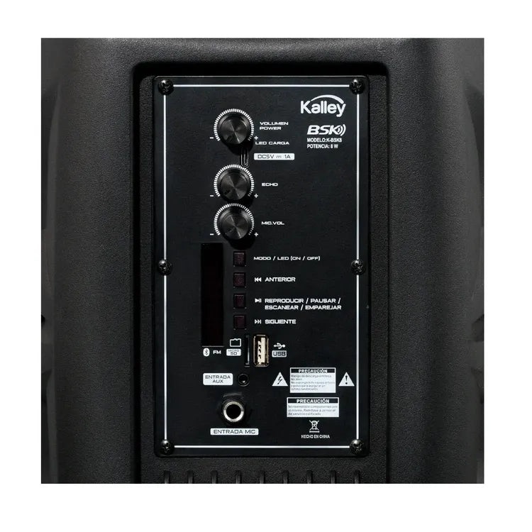 Parlante KALLEY K-BSK8 Negro