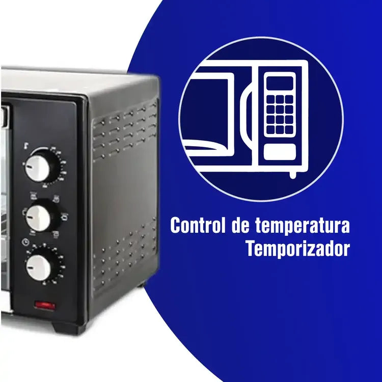 Horno Tostador 46L KALLEY K-HE46L Negro