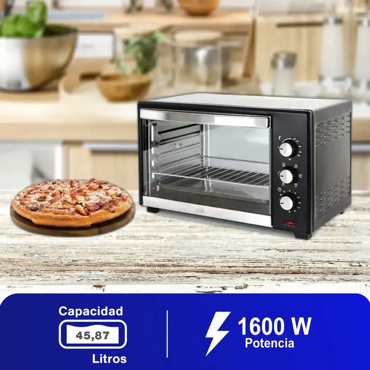 Horno Tostador 46L KALLEY K-HE46L Negro