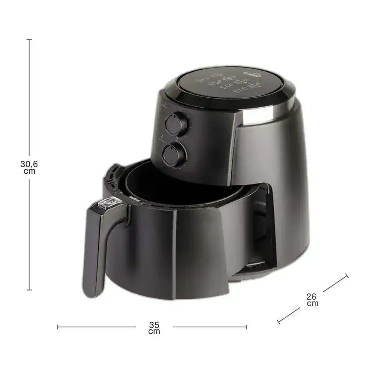 Freidora de Aire KALLEY 3.5Litros K-MAF35 Negro