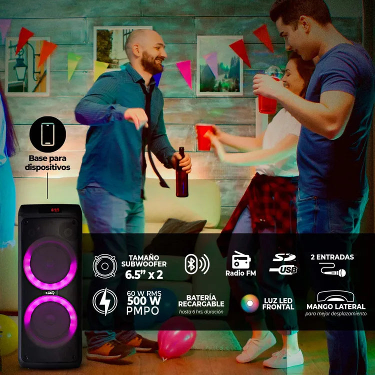 Parlante KALLEY K-BSK60W Negro
