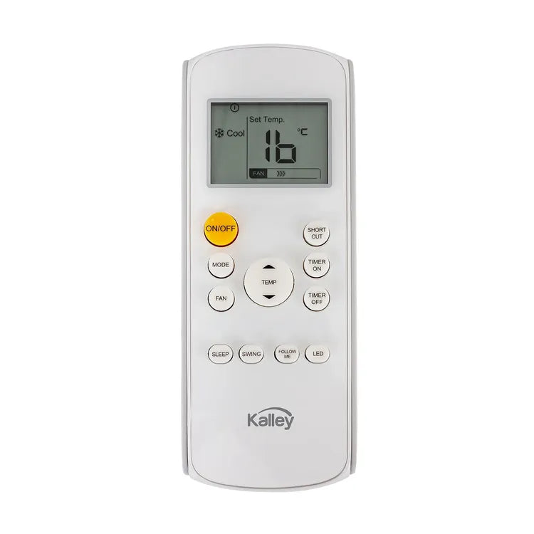 Aire Acondicionado KALLEY 12.000 BTU Tipo Portatil Convencional 110V K-AC12P Blanco