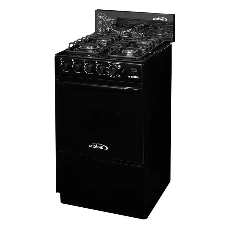 Garment Steamers ABBA Estufa de Piso ABBA 4 Puestos con Horno Gas