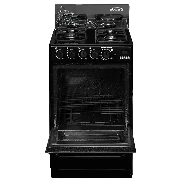 Garment Steamers ABBA Estufa de Piso ABBA 4 Puestos con Horno Gas