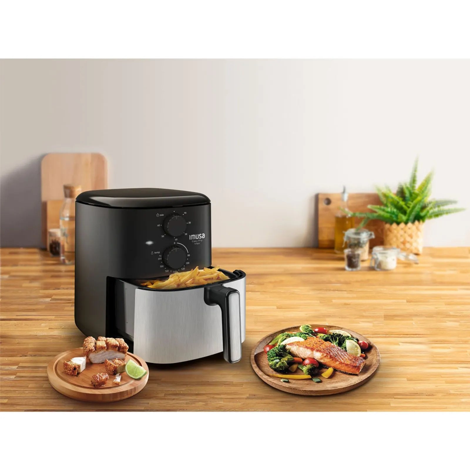 Freidora de Aire IMUSA Easy Fry Max 5L Mecánica Inox