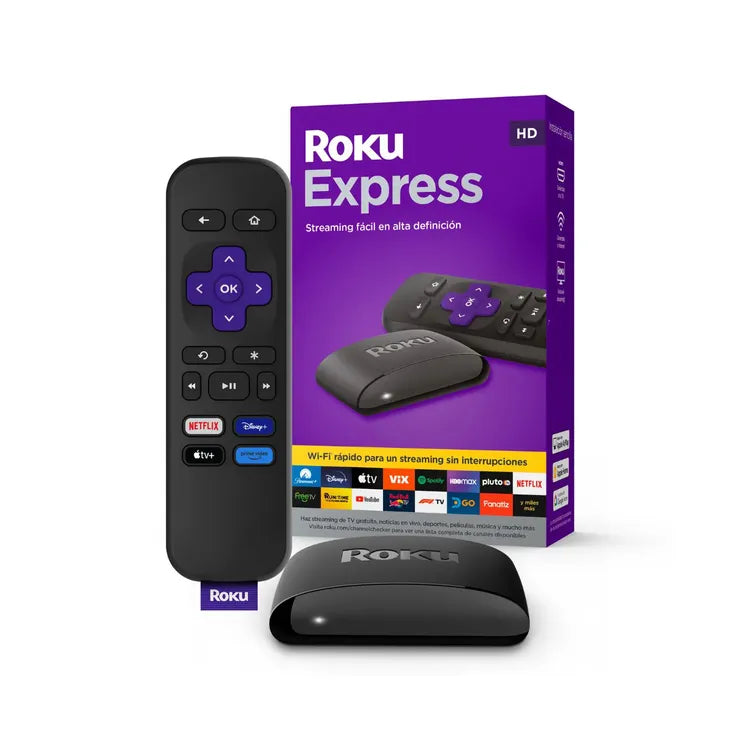 Roku Express HD – Tu TV más inteligente que nunca