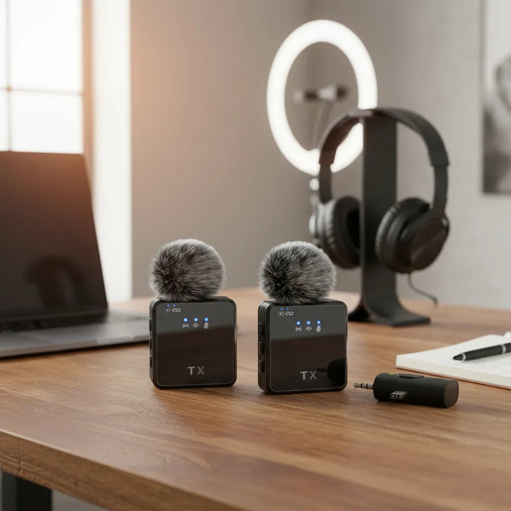 Micrófono Inalámbrico Solapa 3 En 1 Profesional F11-2 X2 – Negro