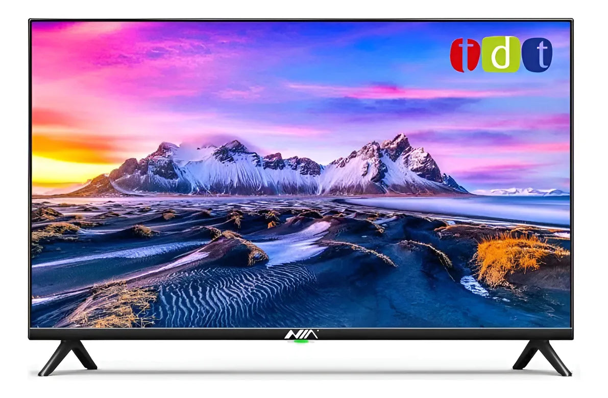 Televisor NIA 24" Smart TV LED con TDT y Control de Voz – HD Compacto y Versátil