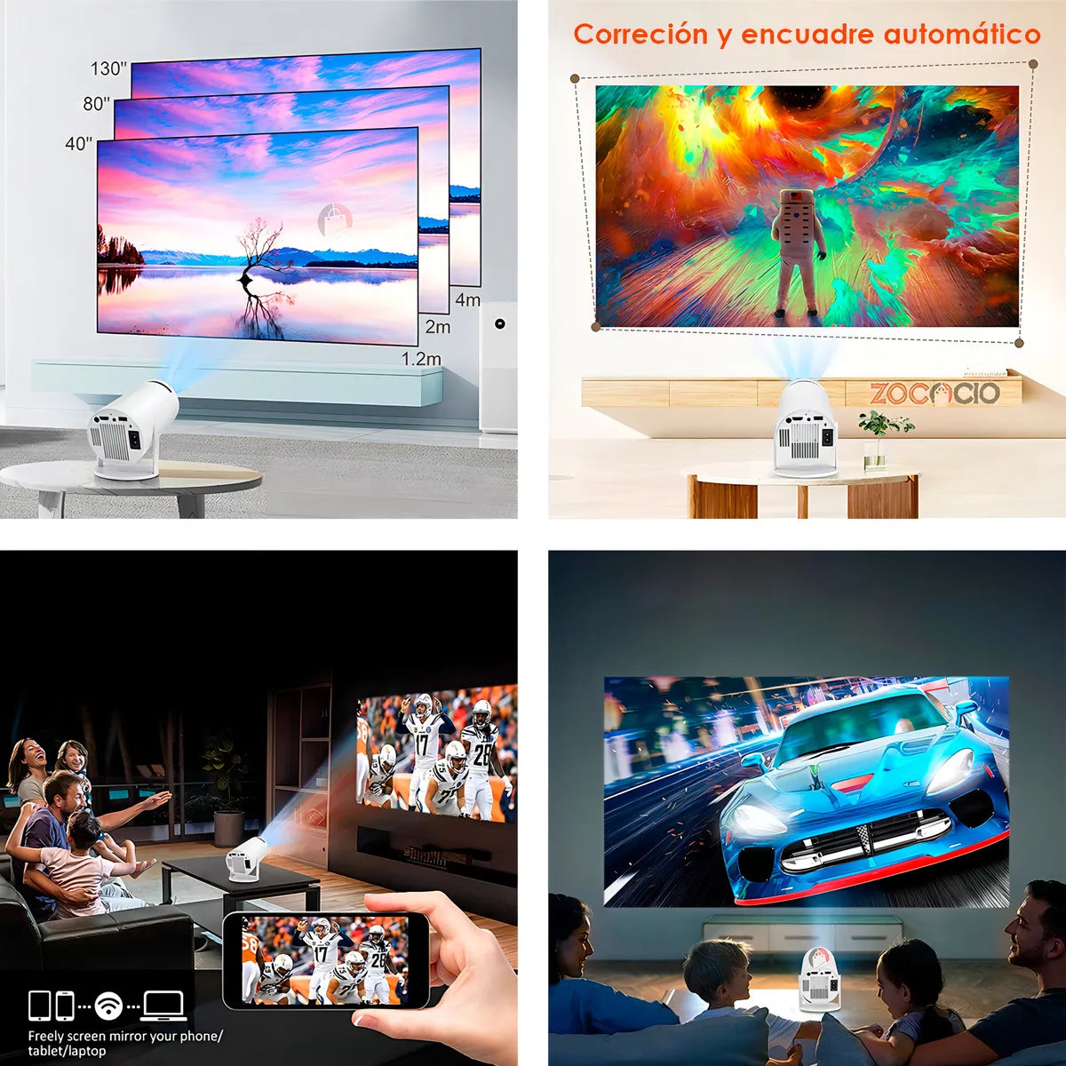 PROYECTOR SMART HY300 1080HD – Cine en Casa