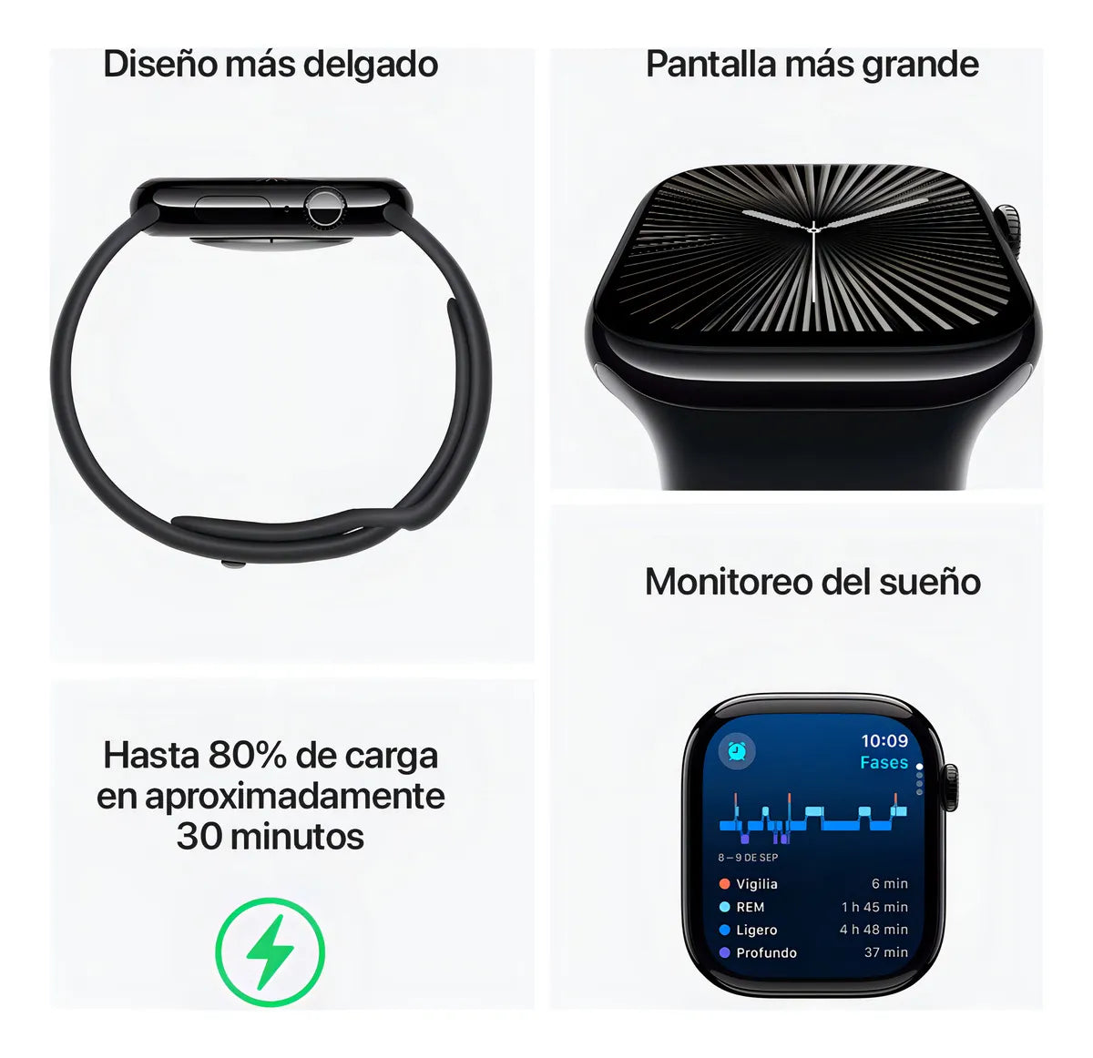Apple Watch Series 10 GPS – Oro Rosa 42mm (Réplica Premium)