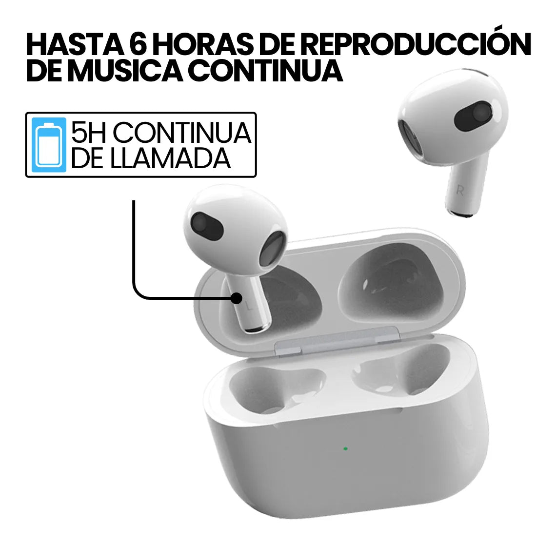 AirPods 4 – Estilo Apple, Sonido Premium sin pagar de más