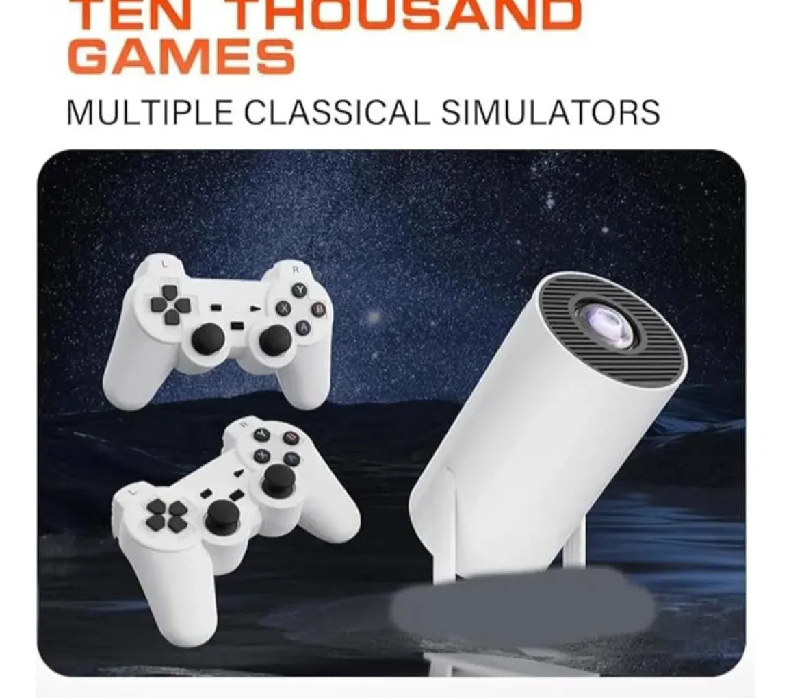 COMBO PROYECTOR PROFESIONAL 2 EN 1 CON JUEGOS Y CONTROLES HY3 PRO