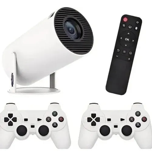 COMBO PROYECTOR PROFESIONAL 2 EN 1 CON JUEGOS Y CONTROLES HY3 PRO