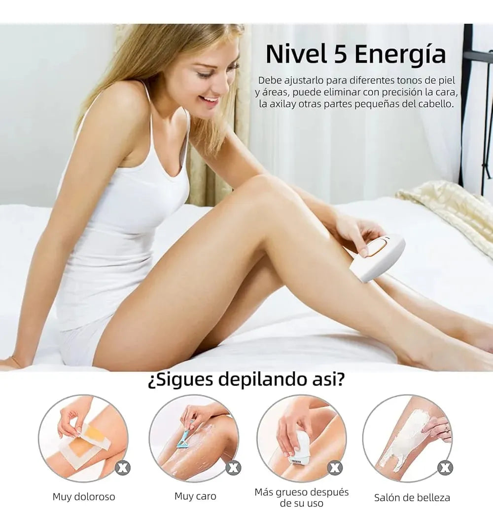 Depiladora IPL de Luz Pulsada – Profesional y Eficiente