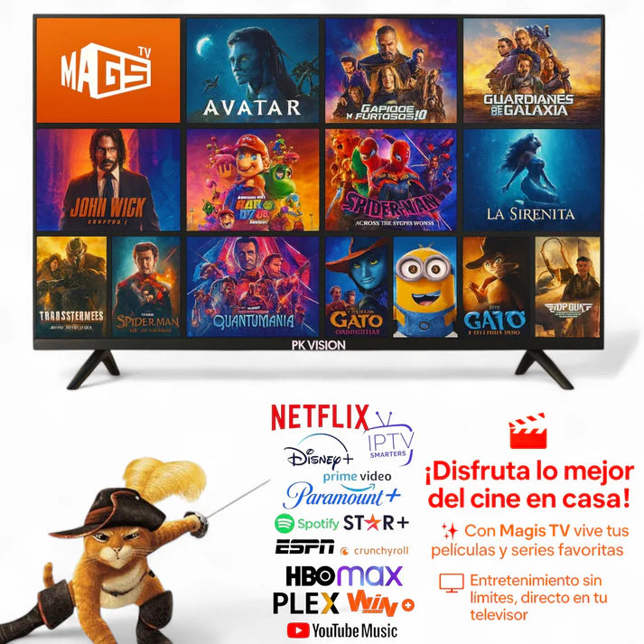 PK Vision PK-32 – Smart TV de 32" Full HD – SKU: PK-32