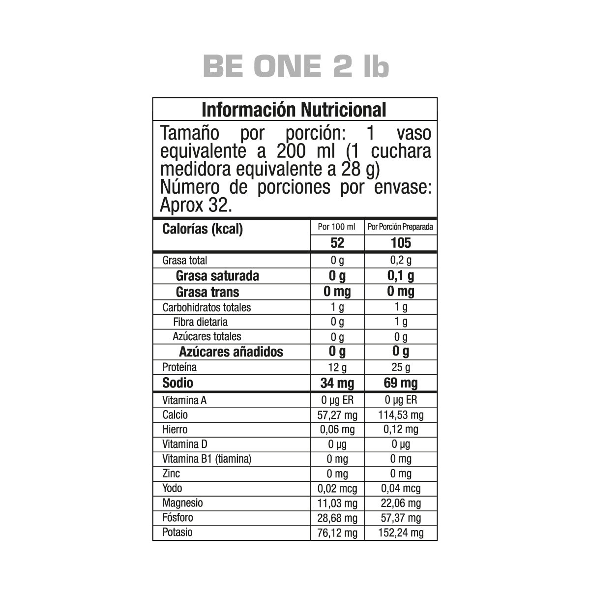 BE ONE – Proteína de Alta Calidad para tu Día a Día