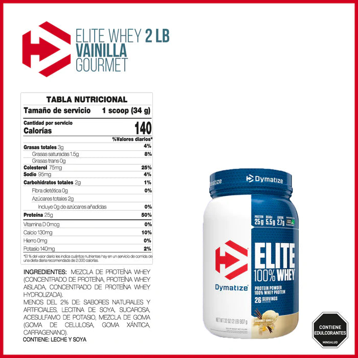 ELITE 100% WHEY – Proteína de Suero de Leche